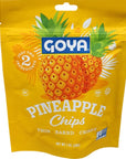 Goya Pineapple Fruit Chips: 6-Piece Case