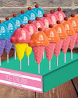 Melville Ice Cream Cone Lollipops: 24-Piece Display