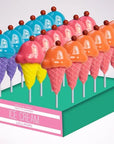 Melville Ice Cream Cone Lollipops: 24-Piece Display