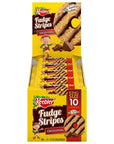 Keebler Fudge Stripes King Sized Cookies: 10-Piece Box