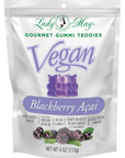 Lady May Sweets Vegan Gourmet Blackberry Açaí Gummi Teddies