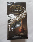 Lindt Chocolate Lindor Truffles - 60% Dark Chocolate: 6-Piece Case