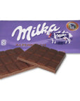 Milka Alpine Milk Chocolate Bars: 25-Piece Box
