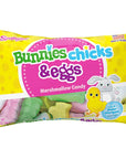 Spangler Easter Marshmallow Bunnies Chicks & Eggs: 10-Ounce Bag