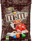 Milk Chocolate M&M's Candy Peg Bags: 12-Piece Box