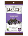 Marich Dark Chocolate Blueberries Peg Bags: 12-Piece Box