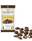 Marich Milk Chocolate Sea Salt Almonds: 12-Piece Box