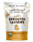 Lark Ellen Farm Organic Sprouted Cashews (Unsalted)