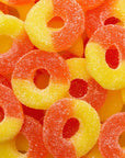 Albanese Strawberry Banana Gummi Rings: 4.5LB Bag