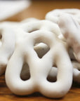 Albanese Mini White Yogurt Covered Pretzels: 10LB Bag