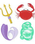 Sprinkle Pop Edible Cupcake Toppers for Mermaid Princess