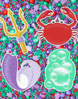 Sprinkle Pop Edible Cupcake Toppers for Mermaid Princess