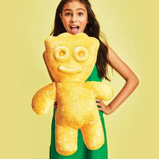 MEDICOM TOY PUSHEAD SOUR 蓄光/黄マーブル成型 Sour Patch Plush Yellow Pillow – Candy Warehouse