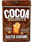 Cocoa Delights Salted Caramel Candy Pastilles: 12-Piece Box