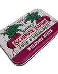 The Office Schrute Farms Tins With Beet Shaped Mints: 18-Piece box