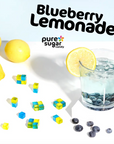 Pure Sugar Candy Cubes - Blueberry Lemonade