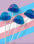 Pure Sugar Lollipop - Cotton Candy Rainbow - Candy Warehouse