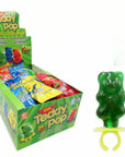 Teddy Pop Sour Lollipop Rings: 24-Piece Box