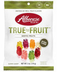 Albanese True to Fruit Exotic Fruits Gummy Bears Peg Bags: 12-Piece Box