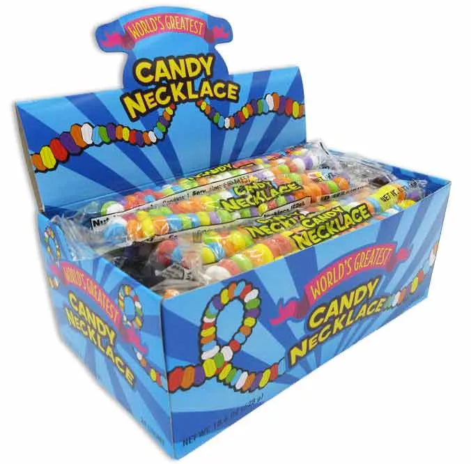 World's Greatest Candy Necklaces: 24-Piece Box – Candy Warehouse World's Greatest Candy Necklaces: 24-Piece Box – Candy Warehouse