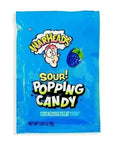 WarHeads Blue Raspberry Popping Candy: 20-Piece Display