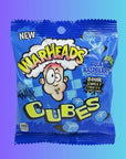 Warheads Blue Raspberry Cubes Peg Bags: 12-Piece Case