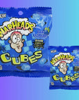 Warheads Blue Raspberry Cubes Peg Bags: 12-Piece Case
