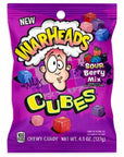 Warheads Chewy Cubes 4.5-Ounce Bag: 12 Pack Case
