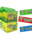 Warheads Sour Gum 4-Pack Peg Bags: 10-Piece Display