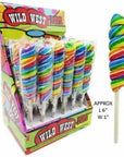 Twisty Rainbow Swirl 6-Inch Lollipops: 48-Piece Display