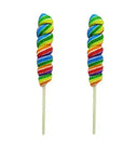 Twisty Rainbow Swirl 6-Inch Lollipops: 48-Piece Display