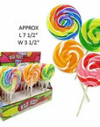 Swirl Assorted 3-Ounce Lollipops: 24-Piece Display