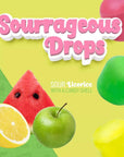 Wiley Wallaby Sourrageous Licorice Bites Packs: 18-Piece Box