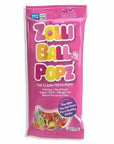 Zolli Ball Sugar Free Pops Mini Lollipops Peg Bags: 36-Piece Case