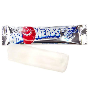 AirHeads Taffy Candy Bars - White Mystery: 36-Piece Box - Candy Warehouse