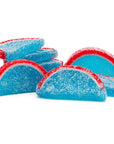 Albanese Candy Fruit Jell Slices - Blue Raspberry: 5LB Box