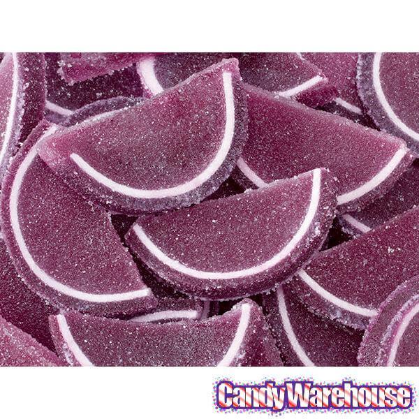 Albanese Candy Fruit Jell Slices - Grape: 5LB Box - Candy Warehouse
