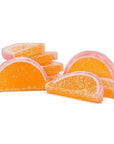 Albanese Candy Fruit Jell Slices - Peach: 5LB Box