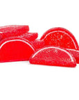 Albanese Candy Fruit Jell Slices - Red Raspberry: 5LB Box