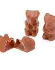Albanese Milk Chocolate Covered Gummy Bears: 10LB Case