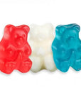 Albanese Patriotic USA Red, White, & Blue Gummy Bears: 5LB Bag