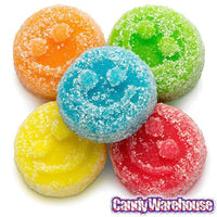 Albanese Sour Gummy Poppers Smiley Face Candy: 4.5LB Bag - Candy Warehouse