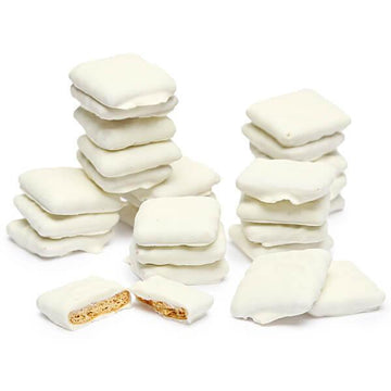 Albanese Yogurt Covered Mini Graham Crackers Candy: 3LB Bag - Candy Warehouse