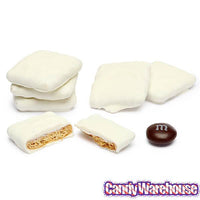 Albanese Yogurt Covered Mini Graham Crackers Candy: 3LB Bag - Candy Warehouse