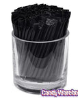 Albert's Candy Powder Filled Plastic Mini Straws - Black Cherry: 240-Piece Bag