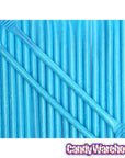 Blue Candy Powder Filled Plastic Mini Straws - Blue Raspberry: 240-Piece Bag