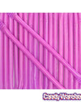 Hot Pink Candy Powder Filled Plastic Mini Straws - Bubblegum: 240-Piece Bag