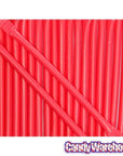 Red Candy Powder Filled Plastic Mini Straws - Cherry: 240-Piece Bag