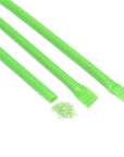Albert's Candy Powder Filled Plastic Mini Straws - Green Apple: 240-Piece Bag