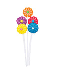 Albert's Daisy Pops Candy Flowers Lollipop Bouquets: 12-Piece Display